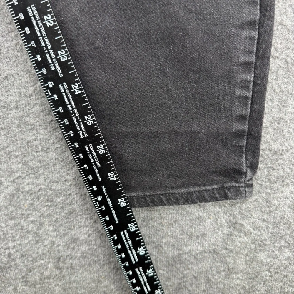 SO Womens High Rise Skinny Jeans Black Wash Stretch Denim Size 15 Casual  y2k